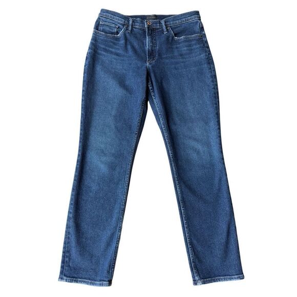 Silver Jeans Not Your Boyfriend Jeans In Dark Indigo - Picture 1 of 8